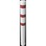  Absperrpfosten Ø 89 mm bis Ø 273 mm Schake Stahlrohrpoller Ø 193 x 3,6, 2000mm, zum Einbetonieren, weiß/rot 12450584