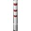  Absperrpfosten Ø 89 mm bis Ø 273 mm Schake Stahlrohrpoller Ø 193 x 3,6, 2000mm, weiß/rot 12450603