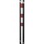  Absperrpfosten Ø 42 mm bis Ø 60 mm Schake Absperrpfosten Ø 60x2,5, zum Einbetonieren, mit 2 Ösen, weiß/rot 12450668