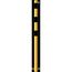  Absperrpfosten Ø 42 mm bis Ø 60 mm Schake Absperrpfosten Ø 60x2,5, zum Einbetonieren, mit 1 Öse, gelb/schwarz 12450660