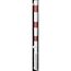  Absperrpfosten Ø 42 mm bis Ø 60 mm Schake Absperrpfosten Ø 60x2,5, mit 1 Öse, weiß/rot 12450667