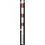  Absperrpfosten Ø 42 mm bis Ø 60 mm Schake Absperrpfosten Ø 60x2,5, mit 2 Ösen, weiß/rot 12450659