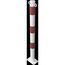  Absperrpfosten Ø 42 mm bis Ø 60 mm Schake Absperrpfosten Ø 60x2,5, mit 2 Ösen, weiß/rot 12450657