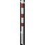  Absperrpfosten Ø 42 mm bis Ø 60 mm Schake Absperrpfosten Ø 60x2,5, mit 2 Ösen, weiß/rot 12450613