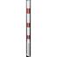  Absperrpfosten Ø 42 mm bis Ø 60 mm Schake Absperrpfosten Ø 60x2,5, ohne Öse, weiß/rot 12450622