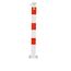  Absperrpfosten 70 mm x 70 mm Schake Absperrkettenpfosten, 70x70, mit 1 Öse, weiß/rot 12450528