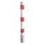  Absperrpfosten 70 mm x 70 mm Schake Absperrpfosten, 70x70, weiß/rot 12450498