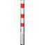  Absperrpfosten Ø 76 mm Schake Absperrpfosten Ø 76 x 2,6, ohne Öse, weiß/rot 12450715