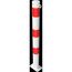  Absperrpfosten Ø 76 mm Schake Absperrpfosten Ø 76 x 2,6, mit 1 Öse, weiß/rot 12450705