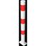  Absperrpfosten Ø 76 mm Schake Absperrpfosten Ø 76 x 2,6, ohne Öse, weiß/rot 12450696