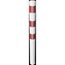  Absperrpfosten Ø 89 mm bis Ø 273 mm Schake Absperrpfosten Ø 102 x 2,9, 1300mm, zum Einbetonieren, ohne Öse, weiß/rot 12450546
