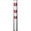  Absperrpfosten Ø 89 mm bis Ø 273 mm Schake Absperrpfosten Ø 108 x 2,9, 1300mm, zum Einbetonieren, ohne Öse, weiß/rot 12450545