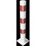  Absperrpfosten Ø 89 mm bis Ø 273 mm Schake Absperrpfosten Ø 108 x 2,9mm, weiß/rot 12450557
