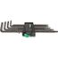  Winkelschlüssel für TORX®-Schrauben 967/9 TX XL 1 Winkelschlüsselsatz, lang, 9-teilig 12452680