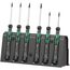  Serie Kraftform Micro 2052/6 Elektroniker-Schraubendrehersatz + Rack, 6-teilig 12452595