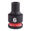  3/8" Schlagnüsse Milwaukee Schlagnuss SHOCKWAVE 3/8", 6x32 mm 12465233