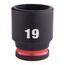  3/8" Schlagnüsse Milwaukee Schlagnuss SHOCKWAVE 3/8", 19x34 mm 12465256
