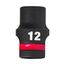  1/2" Schlagnüsse Milwaukee Schlagnuss SHOCKWAVE 1/2", 12x38 mm 12465138