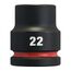 3/4" Schlagnüsse Milwaukee Schlagnuss SHOCKWAVE 3/4", 22x53 mm 12465210