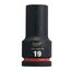  3/4" Schlagnüsse Milwaukee Schlagnuss SHOCKWAVE 3/4", lang 19x90 mm 12465195