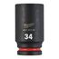  3/4" Schlagnüsse Milwaukee Schlagnuss SHOCKWAVE 3/4", lang 34x90 mm 12465178