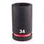  1" Schlagnüsse Milwaukee Schlagnuss SHOCKWAVE 1" 34x92 mm 12465077