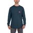  Funktions-T-Shirts Milwaukee Arbeits-Shirt WTLSBLU-XL lang blau 12464720