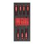  Schaumstoffeinsätze Milwaukee Tri-Lobe Schraubendreher Einlage 7-tlg., 4x SL / 3x PH 12464584