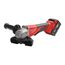  Schleifer 125 mm Milwaukee Akku-Winkelschleifer M18BLSAG125XPD-402X, mit Paddelschalter 125 mm, mit 2 x Akku, Ladegerät, HD-Box 12463530