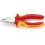 Kombizangen KNIPEX 03 06 160 Kombizange isoliert mit Mehrkomponenten-Hüllen, VDE-geprüft verchromt 160 mm 12380250