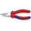  Spitz-Kombizangen KNIPEX 08 25 145 Spitz-Kombizange mit Mehrkomponenten-Hüllen verchromt 145 mm 12381053
