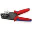  Präzisions-Abisolierzangen mit Formmessern KNIPEX 12 12 10 Präzisions-Abisolierzange mit Formmessern mit Mehrkomponenten-Hüllen brüniert 195 mm 12380333