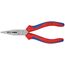  Verdrahtungszangen KNIPEX 13 02 160 Verdrahtungszange mit Mehrkomponenten-Hüllen schwarz atramentiert 160 mm 12380360