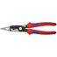  Elektro-Installationszangen KNIPEX 13 92 200 Elektro-Installationszange mit Mehrkomponenten-Hüllen schwarz atramentiert 200 mm 12380316