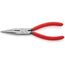  Flachrundzangen mit Schneide (Radiozangen) KNIPEX 25 01 160 Flachrundzange mit Schneide (Radiozange) mit Kunststoff überzogen schwarz atramentiert 160 mm 12380842