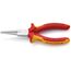  Langbeckzangen KNIPEX 30 36 160 Langbeckzange isoliert mit Mehrkomponenten-Hüllen, VDE-geprüft verchromt 160 mm 12380865
