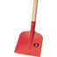  Idealspaten Schaufeln RUHR-BRILLANT-Holsteiner Sandschaufel, rot pulverbeschichtet, Dülle 3/4 gehoben, Eschen-Langstiel 130 cm 12379975
