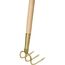  Idealspaten Gabeln IDEAL-Gartenhäckchen, gold, Buchse und Kappe 12379804