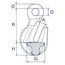 Verkürzungselemente Verkürzungshaken mit Öse CARTEC® Verkürzungshaken(Öse), GK8, 7/8 mm 12401362