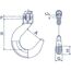  Giessereihaken mit Gabelkopf CARTEC® Giessereihaken(Gabelkopf), GK8, 7/8 mm 12401407