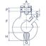  Schlitzringe mit Gabelkopf CARTEC® Schlitzring(Gabelkopf), GK8, 13 mm 12401456
