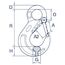  Haken Ösenlasthaken, mit Schmiedefalle CARTEC® Ösenlasthaken(Schmiedefalle), GK10, 22 mm 12402747