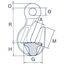  Verkürzungselemente Verkürzungshaken mit Öse CARTEC® Verkürzungshaken(Öse), GK10, 22 mm 12402731