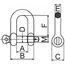  Schäkel, gerade Form, mit Splint CARTEC® Schäkel, gerade, Mutter/Splint, GK6, Edelstahl, 3200 kg 12402994
