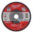  Metallschneiden Milwaukee Metalltrennscheibe PRO+ INOX, SCS41 1 mm, 150 mm 12440295
