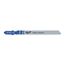  Stichsägeblätter Metall Milwaukee Stichsägeblatt Metall für Schnitte in Aluminium 75x 3 mm T127D (5 Stk.) 12442326