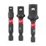  Adapter Milwaukee Steckschlüsseleinsatz Set 3-tlg. Shockwave Adapter-Set 1/4" + 3/8" + 1/2" 12442203