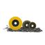  Fächerschleifscheiben CERATURBO Milwaukee Fächerschleifscheibe 125 mm CERA TURBO SL50 Keramik K40 12442660