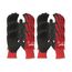  Persönliche Schutzausrüstung Arbeitshandschuhe Milwaukee Kälteschutzhandschuh FLEX Cut Winter Klasse 1/A, Gr. 8 rot-schwarz, 12 Paar 12443574
