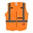  Warnschutzwesten Milwaukee Warnschutzweste, Gr. L-XL orange 12443453
